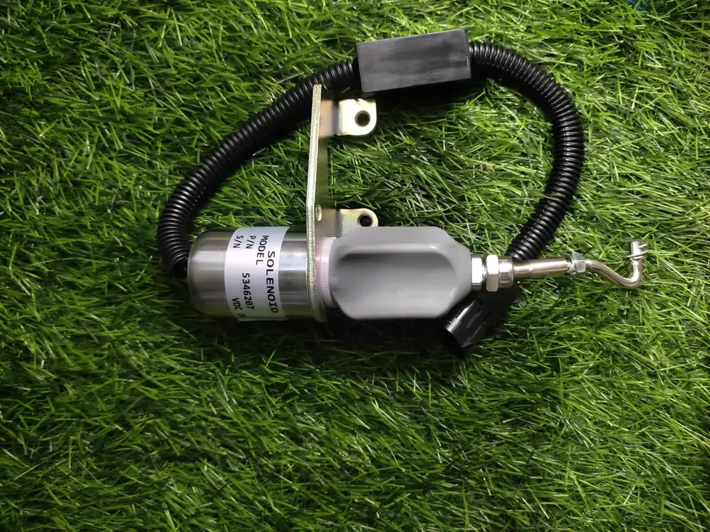 Cummins 6CT stop solenoid 5295567, 24 V DC, part number 5295567
