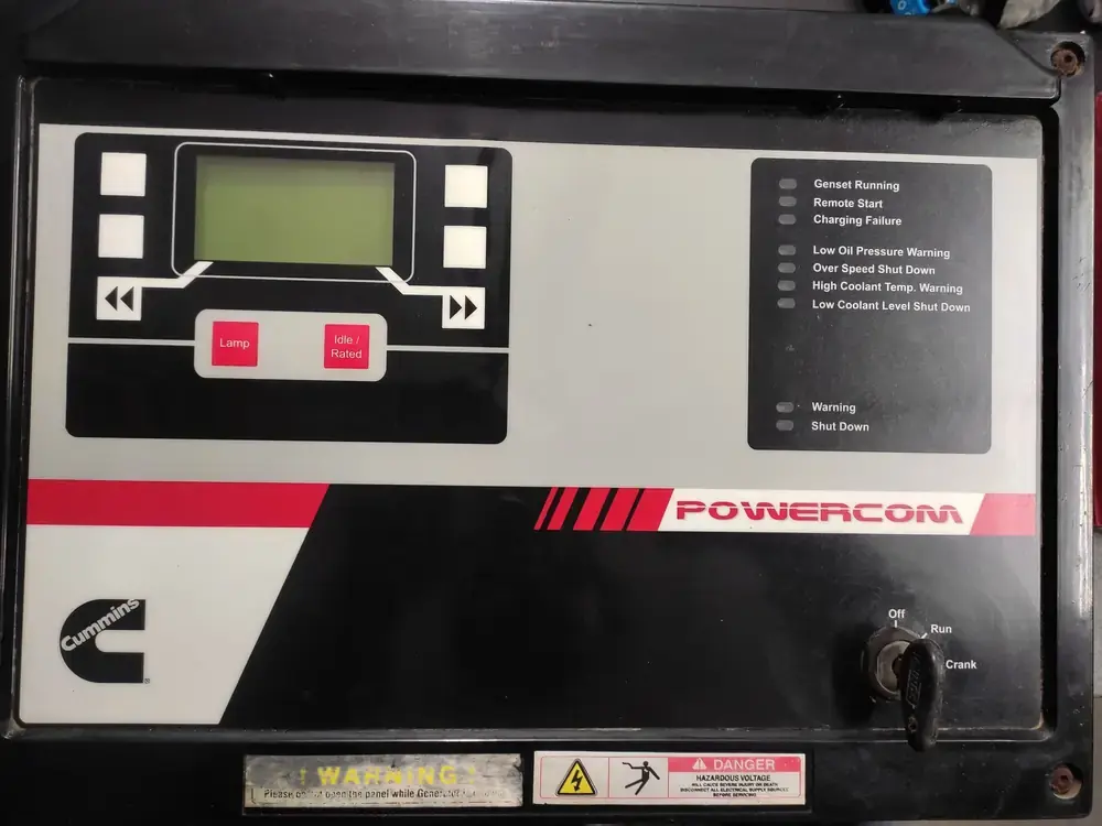 Cummins PowerCom keypad membrane 0300-6087, part number 0300-6087