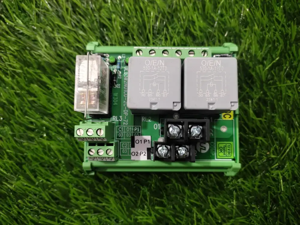 Generator relay card UL5303NO-C-DP-72, 12/24 V, part number UL5303NO-C-DP-72