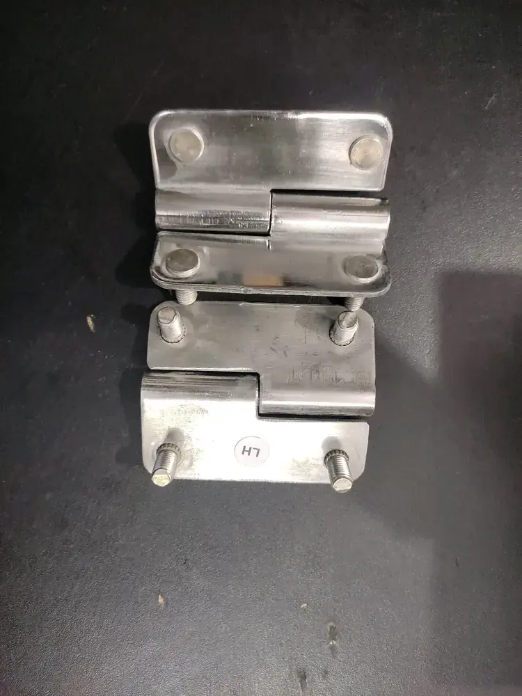 Canopy door hinges