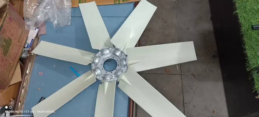 Cummins 6CT compressor engine fan