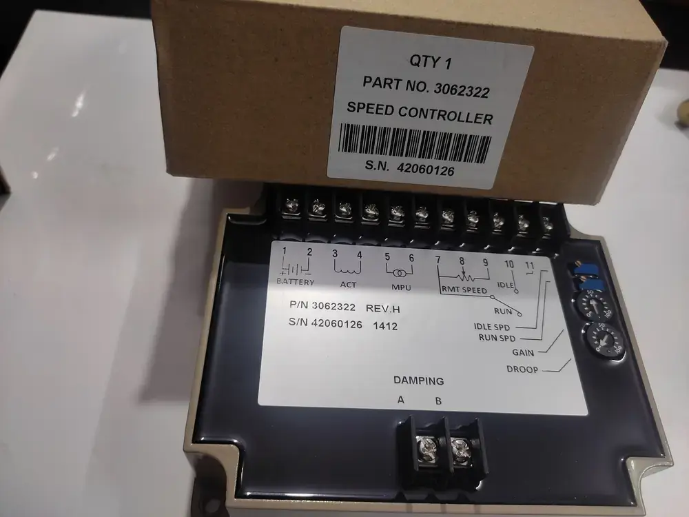 Cummins speed controller 3062322 / 3044196, part number 3062322