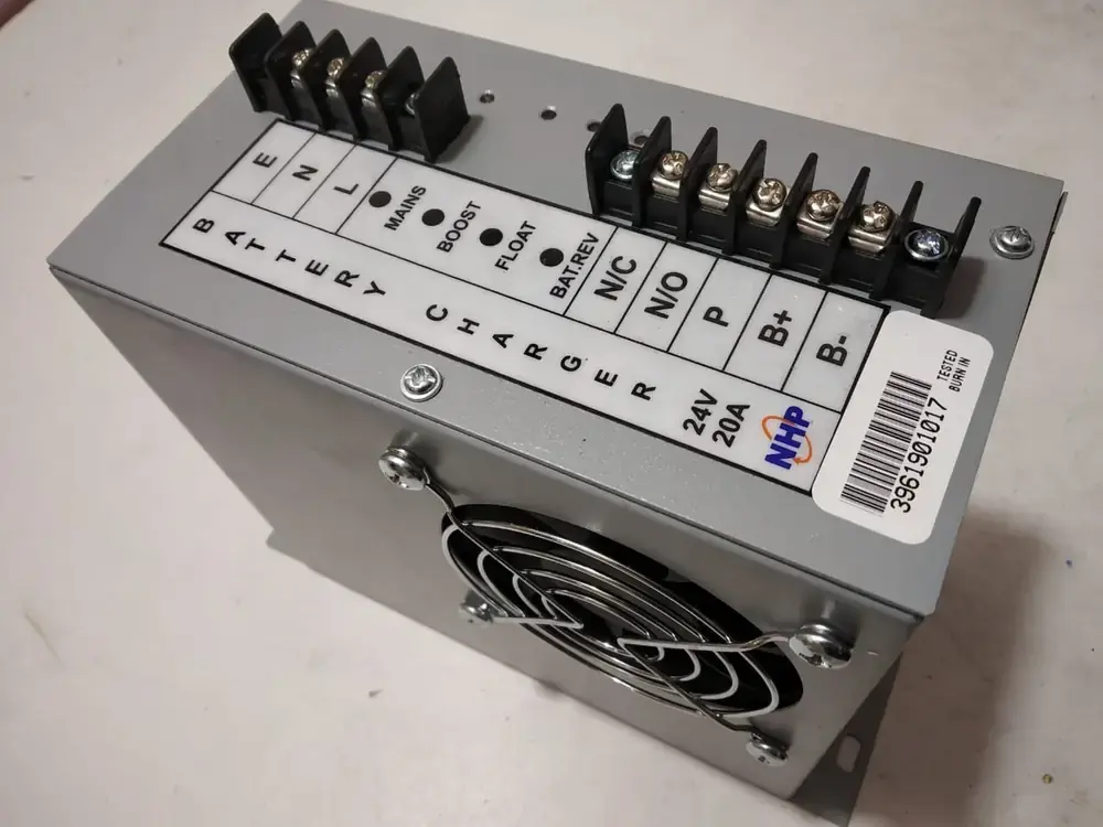 NHP genset battery charger, 24 V 20 A